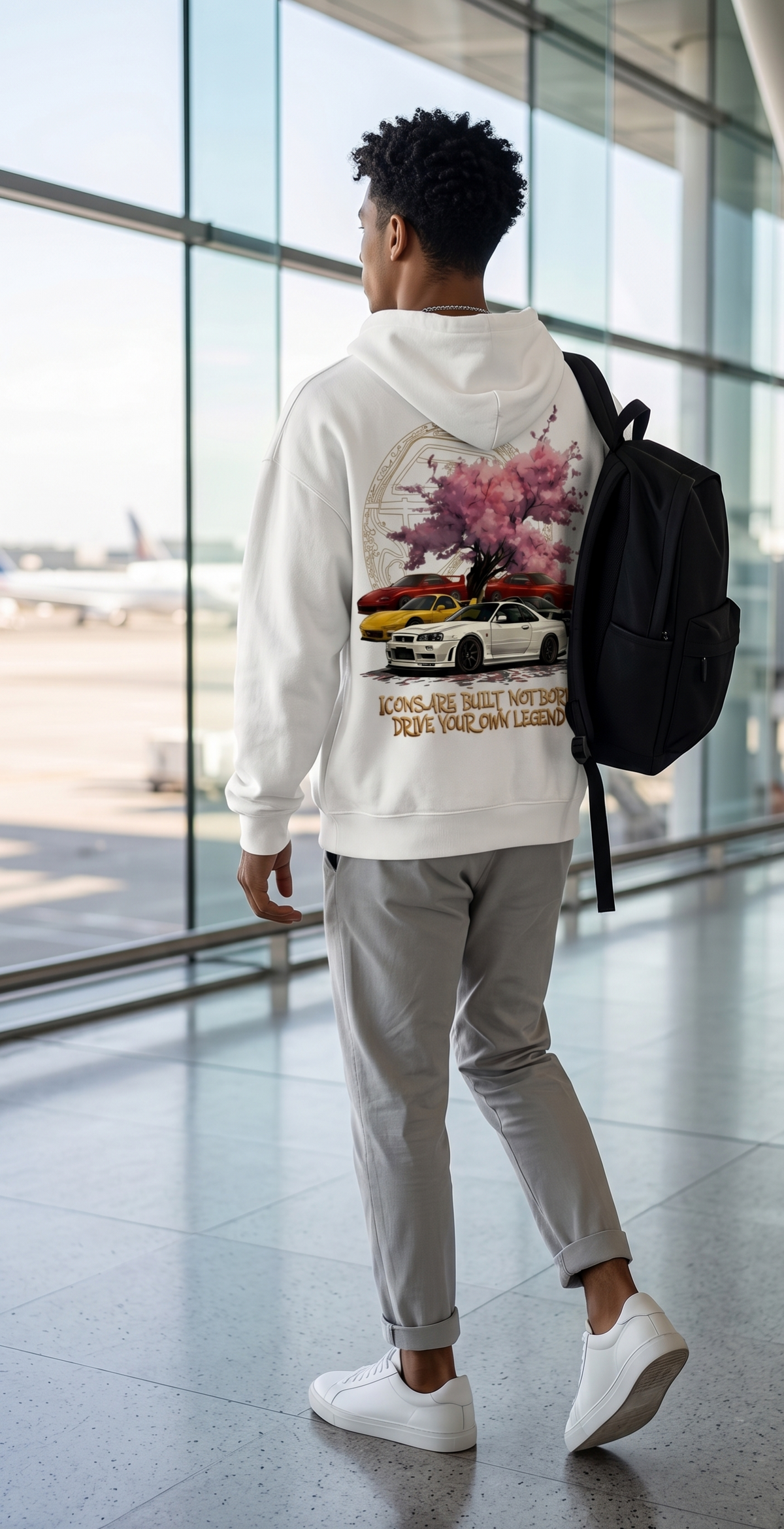 Drive your own legend Hoodie - White