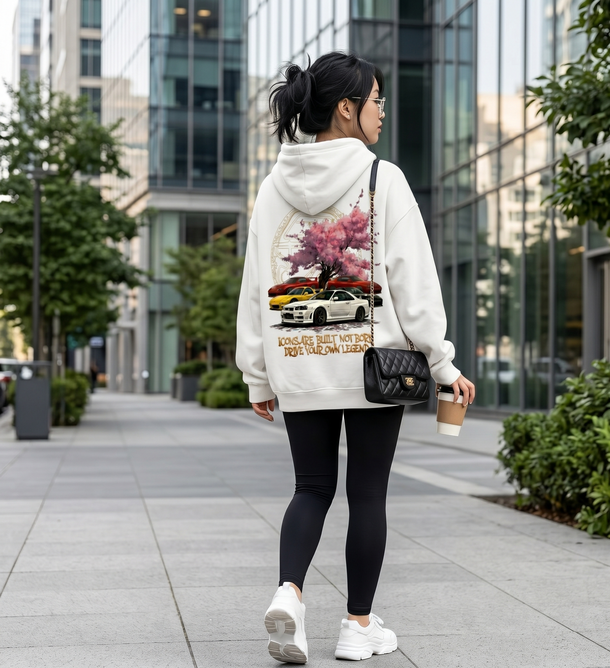 Drive your own legend Hoodie - White