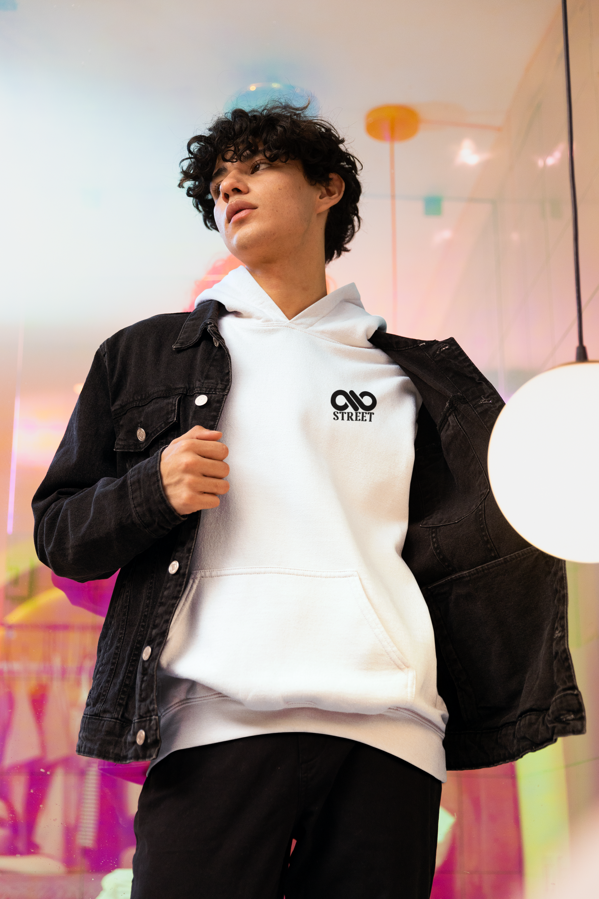 OG Unisex raglan hoodie - White