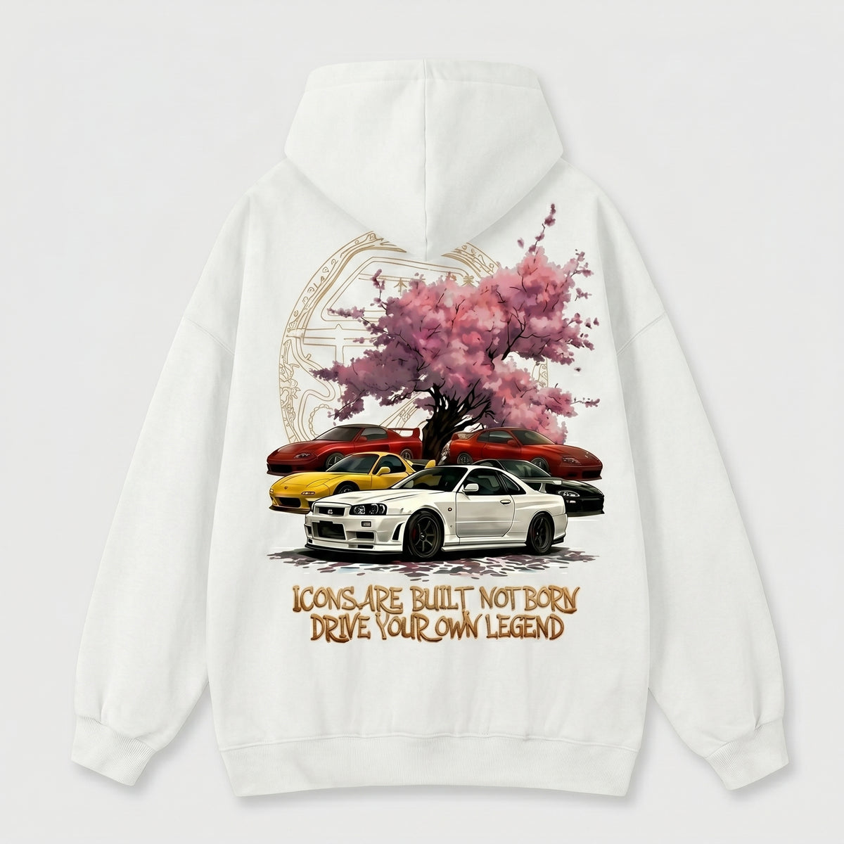 Drive your own legend Hoodie - White