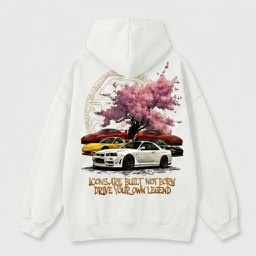Drive your own legend Hoodie - White