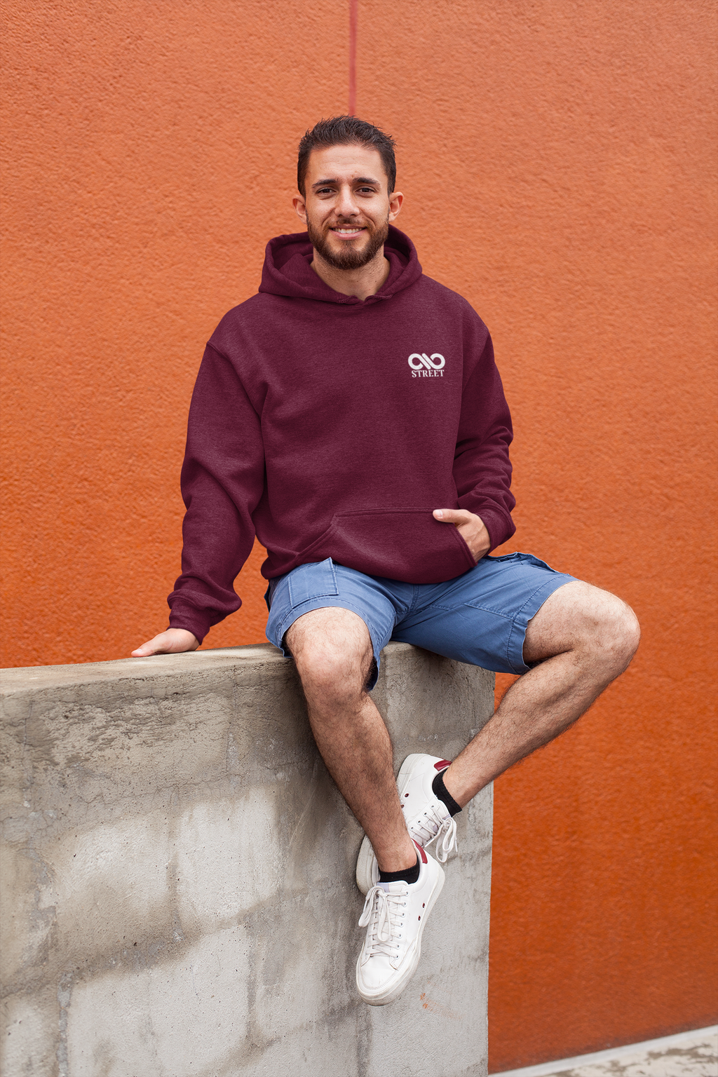 OG Unisex raglan hoodie - Burgundy