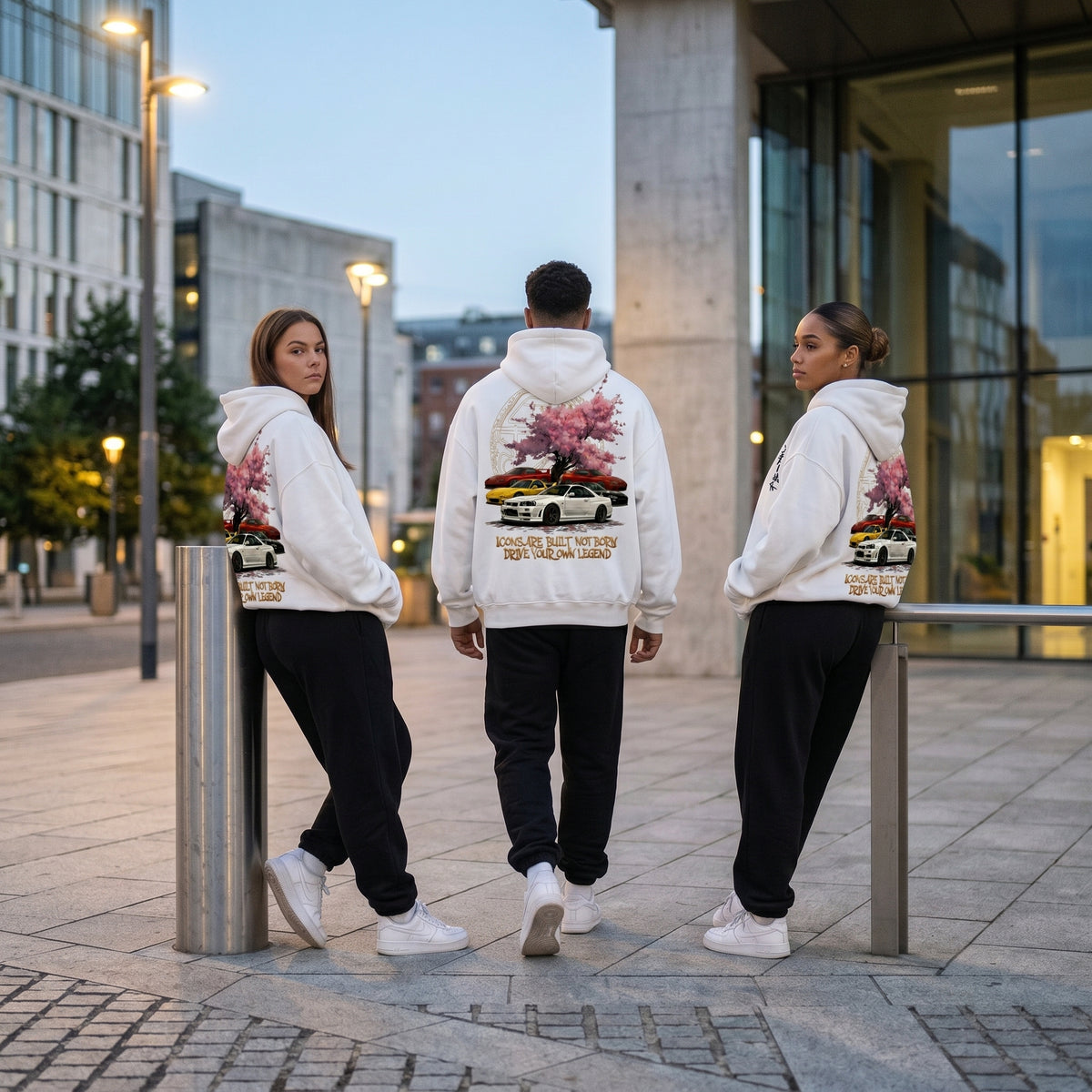 Drive your own legend Hoodie - White