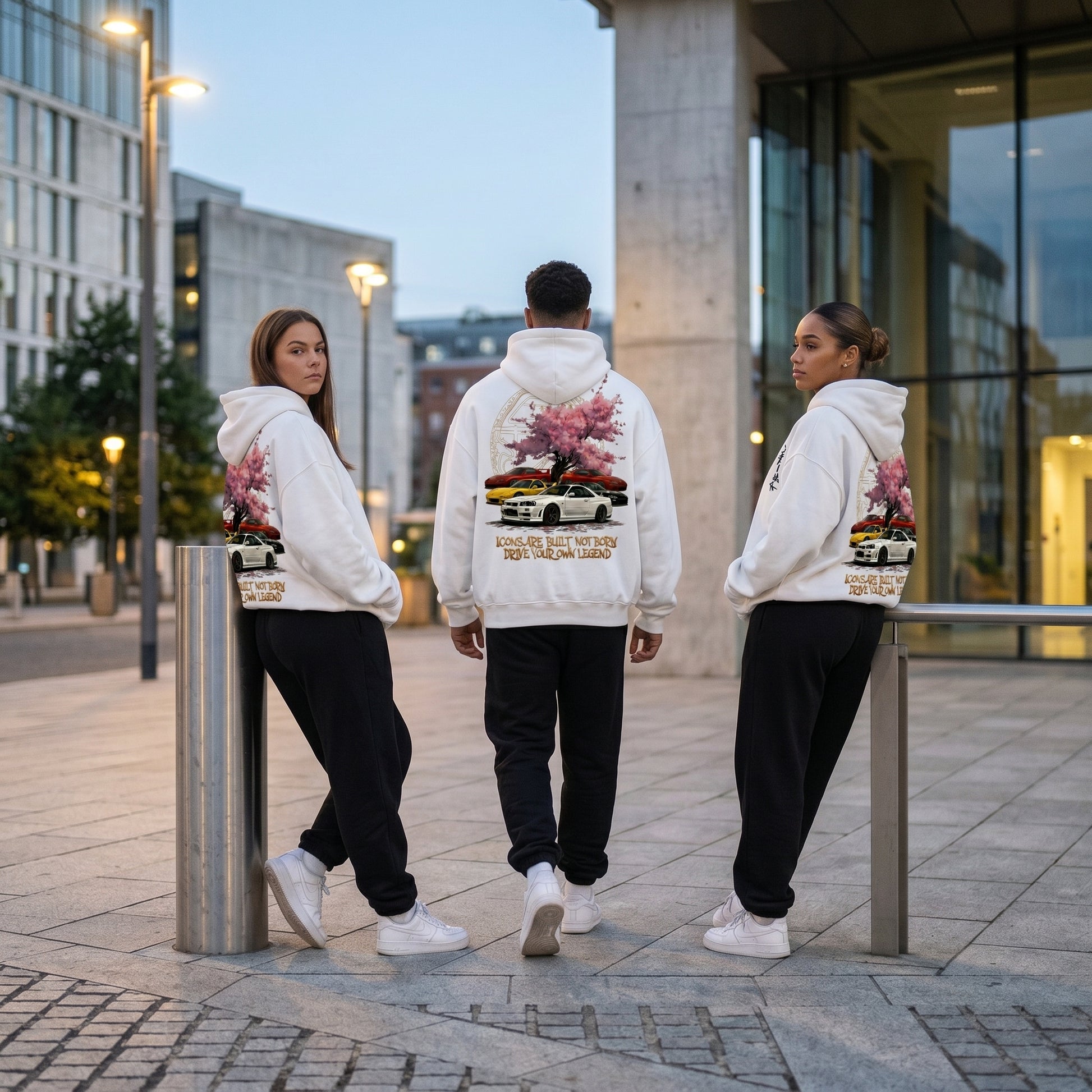 Drive your own legend Hoodie - White