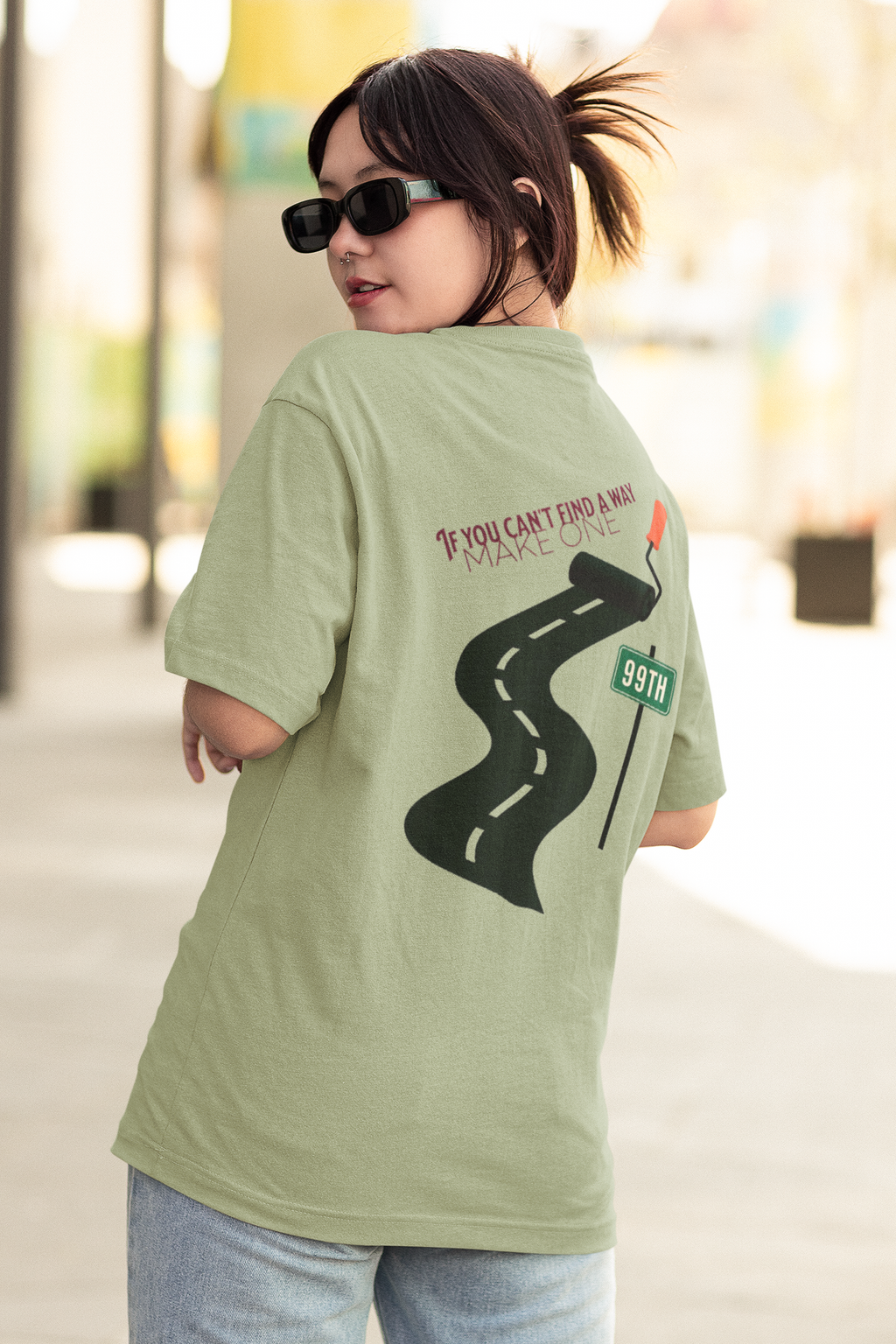 Oversized faded t-shirt