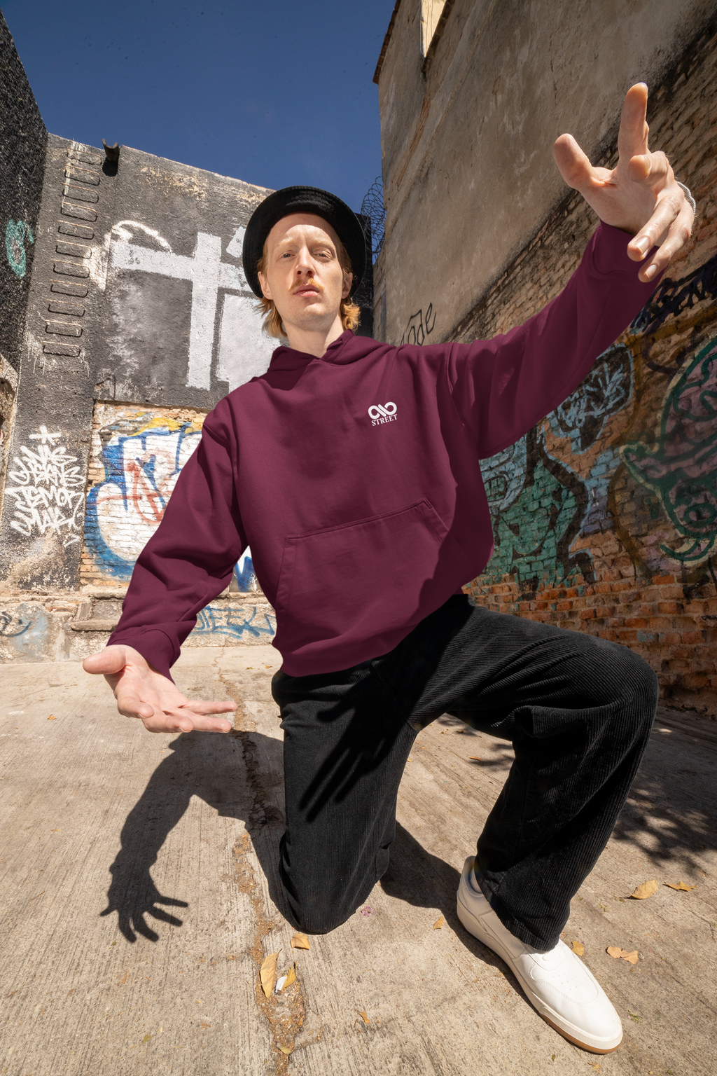 OG Unisex raglan hoodie - Burgundy